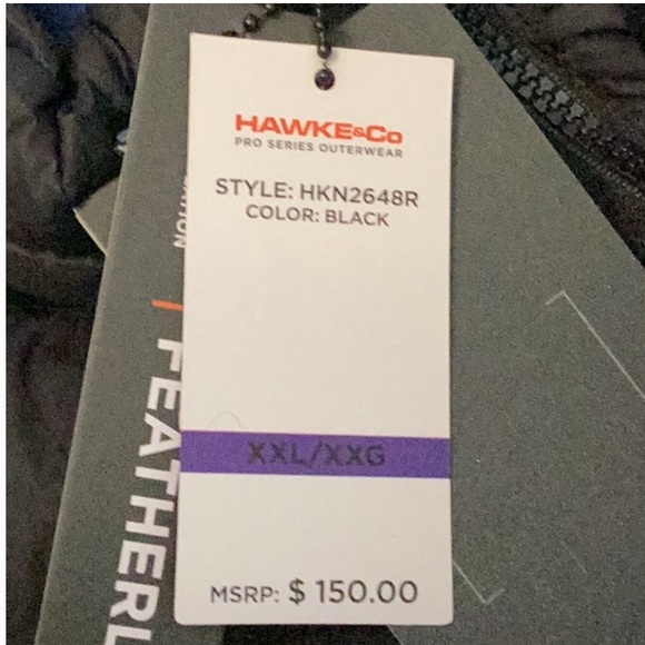 Hawke & Co. Pro Series Outerwear Men’s Ultra Lightweight Puffer, XXL, NWT - Picture 12 of 12